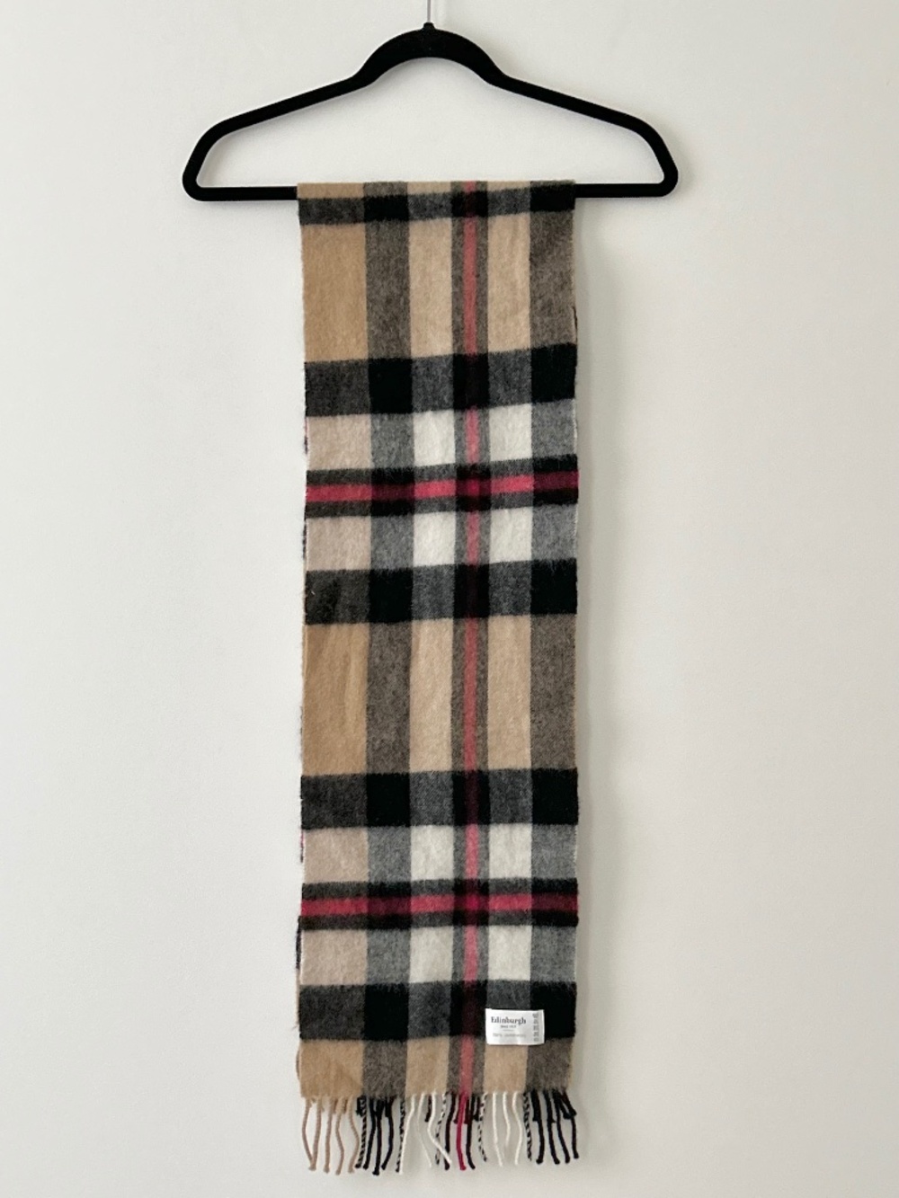 Edinburgh 100% Lambswool Tartan Plaid Scarf